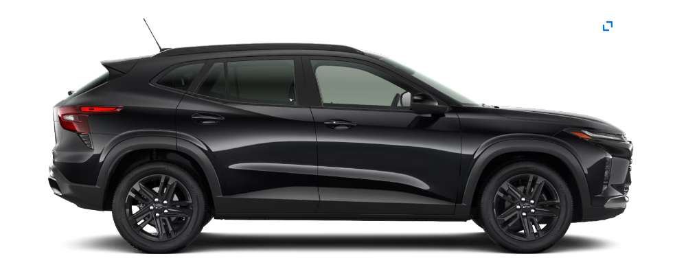 Red SUV with black wheels, rear view. Features sleek design and tinted windows.